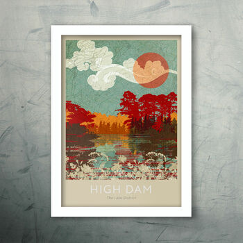 High Dam Lake District Poster Print, 4 of 4