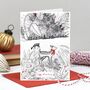 'Snowy Wildwood' Mixed Pack Of Eight Christmas Cards, thumbnail 6 of 9