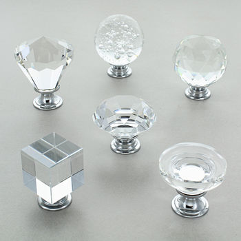 Crystal Cabinet Knobs Glass Kitchen Cupboard Knobs By G Decor ...