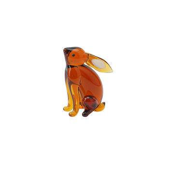 Artisan Glass Stargazing Hare In Gift Box, 3 of 4
