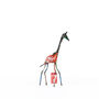 Colourful Giraffe Metal Sculpture, thumbnail 10 of 12
