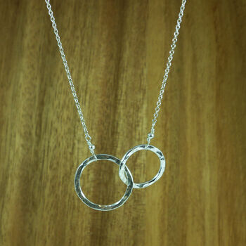 Sterling Silver Interlocking Necklace, 4 of 5