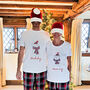 Personalised Bear Family Christmas Pyjamas, thumbnail 5 of 9