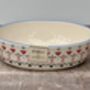 Budgie Patterned Oval Baking Dish, thumbnail 4 of 4