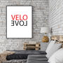 Personalised 'Velo' Bike Cycling Print No. Three, thumbnail 2 of 2