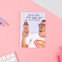 Even More Super Than Supermalt Black Valentines Card, thumbnail 1 of 3