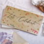 Birthday Money Envelopes With Let's Celebrate Confetti Design For Gift Cards, Tickets And Vouchers, thumbnail 1 of 3