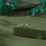 Sausage Dog Stud Earrings, thumbnail 5 of 12