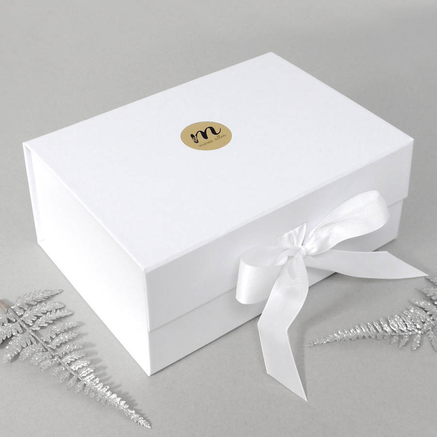 personalised rectangular glass keepsake box by maria allen boutique