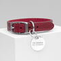 Personalised Classic Leather Dog Collar With Tag, thumbnail 10 of 12