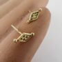 Diamond Dot Studs, thumbnail 3 of 8