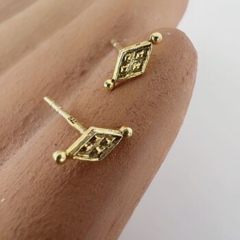 Diamond Dot Studs, 3 of 8