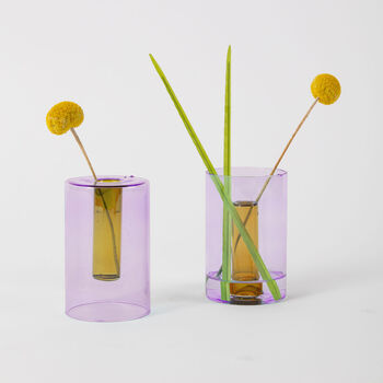 Small Reversible Glass Vase, 9 of 12