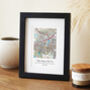 The Start Of Us Personalised UK Map Print, thumbnail 1 of 9