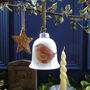 Wren Fine Bone China Bell Decoration, thumbnail 3 of 8