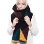 Oversized Statement Colour Block Scarf, thumbnail 6 of 8