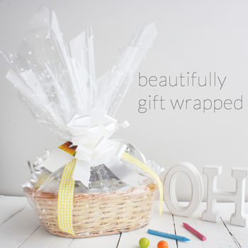 Personalised Double Deluxe Twin New Baby Gift Basket, 6 of 9