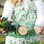 Personalised Chickenwire Garden Basket, thumbnail 1 of 11