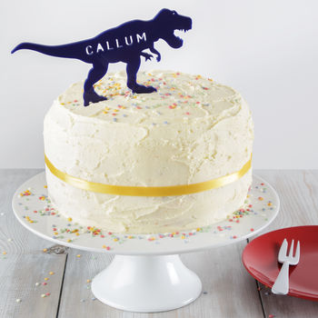 Personalised Dinosaur Cake Topper Scene, 3 of 5