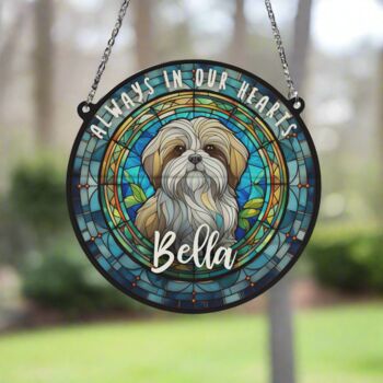 Shih Tzu Memorial Suncatcher, 2 of 6