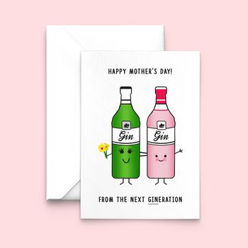 'Next Gineration' Funny Mother's Day Card, 2 of 4