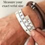 Silver, Blue And White Heart Memorial Cremation Urn Bracelet For Pet Or Human Ashes, thumbnail 7 of 8