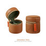 Personalised Luxury Soft Leather Stud Box For Him, thumbnail 6 of 9