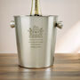 Personalised House Stainless Steel Ice Bucket, thumbnail 5 of 5