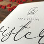 Christmas Card For Sister, thumbnail 4 of 4