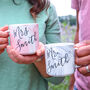 Personalised Mr And Mrs Marble Mugs, thumbnail 1 of 6
