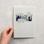 Polar Bears Greetings Card, thumbnail 1 of 5