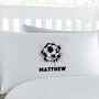 Personalised Football Pillowcase, thumbnail 1 of 3