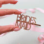 Bridesmaid Sparkly Bobby Pin, Hair Slide, thumbnail 2 of 7