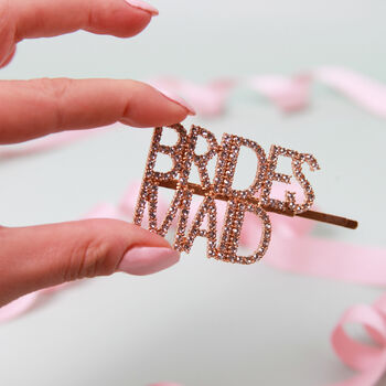 Bridesmaid Sparkly Bobby Pin, Hair Slide, 2 of 7