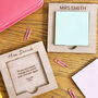 Personalised Teacher Thank You Post It Note Holder, thumbnail 4 of 10