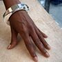 Graduated Sterling Silver Statement Bangle, thumbnail 2 of 7