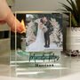 Personalised Wedding Photo Tealight Holder Gift, thumbnail 1 of 2