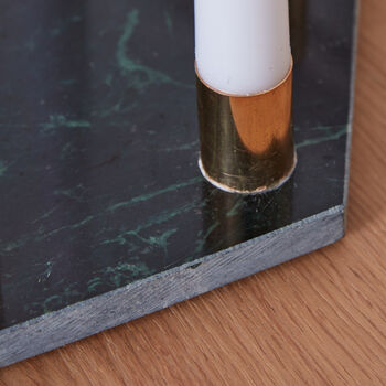 Marble And Gold Candle Holder Centrepiece, 5 of 5