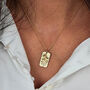 Dainty Daisy Flower Gold Plated Charm Necklace, thumbnail 2 of 5