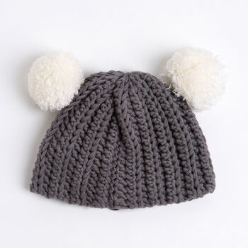 Personalised Baby Hat And Mitts Easy Crochet Kit, 3 of 10