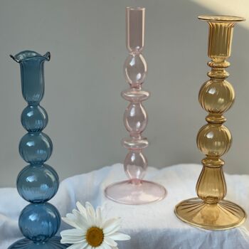 Vintage Style Glass Candle Holder, 7 of 7