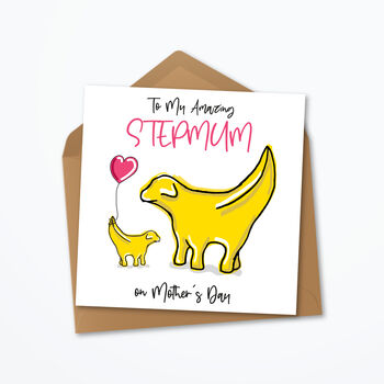 Stepmum Mother's Day Card, Personalised And Handmade, 3 of 4