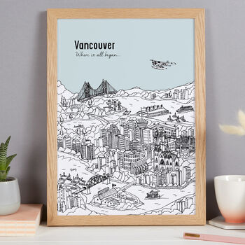 Personalised Vancouver Print, 9 of 10