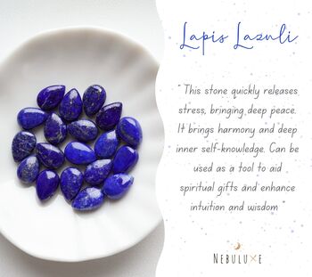 Lapis Lazuli Hoop Earrings, 7 of 12