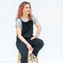Slouchy Cotton Dungarees, thumbnail 4 of 5