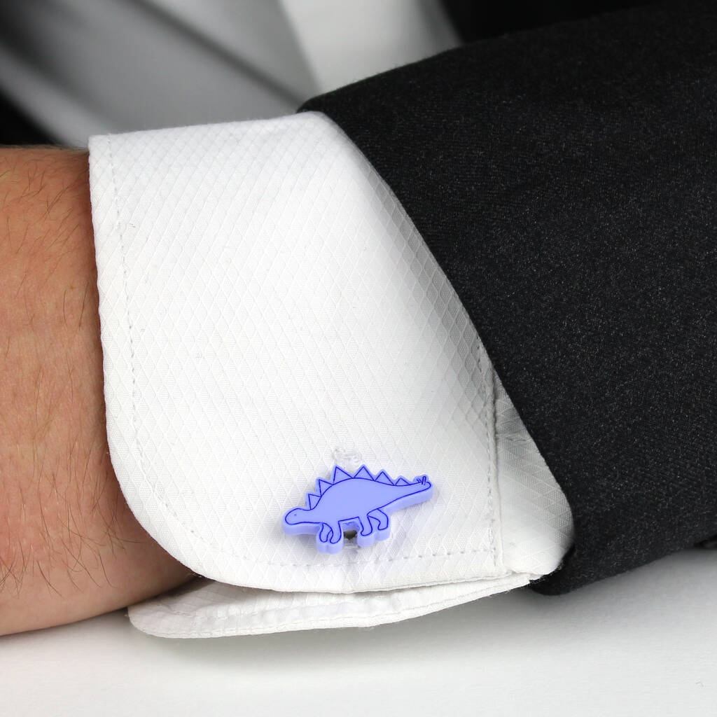 Stegosaurus Dinosaur Cufflinks By Dinosaurs Doing Stuff