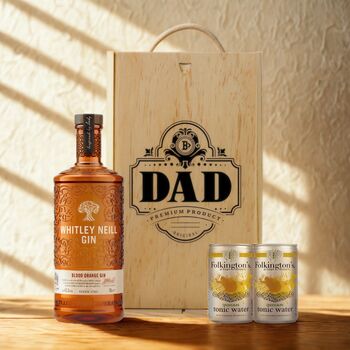Best Dad Gin Gift Set With Custom Lid, 4 of 10