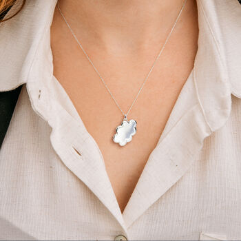 Sterling Silver 'Lonely As A Cloud' Necklace, 2 of 11