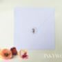 Butterfly Golden Wedding Anniversary Heart Card Not 3D, thumbnail 4 of 12