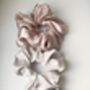 Lina Soft Scrunchie Set Of Three Greys Blush Pink, thumbnail 2 of 5